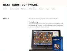 Tablet Screenshot of besttarotsoftware.com